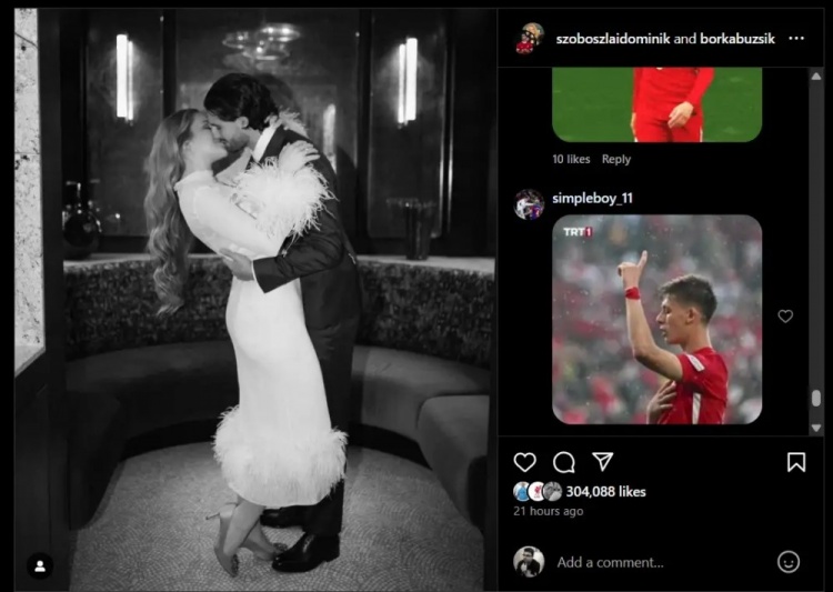 沒完沒了？索博曬結婚照，評論區還有很多球迷在刷居勒爾圖片